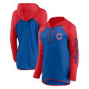 【公式グッズ】MLB カブス ジャケット Fanatics(ファナティクス) レディース ロイヤル (Womens Fall24 LC Sleeve Scrip...