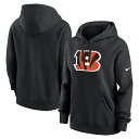 【公式グッズ】NFL ベンガルズ プルオーバー パーカー Nike ナイキ レディース ブラック (24 Women's Nike Club Fleece Ho...