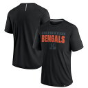 【公式グッズ】NFL ベンガルズ Tシャツ Fanatics(ファナティクス) メンズ ブラック (24 MENS Fanatics Defender BLACKOUT SST)