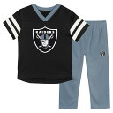 【公式グッズ】NFL レイダース キッズウェアセット Outerstuff(アウタースタッフ) トドラー ブラック (24 Toddler Red Zone S...