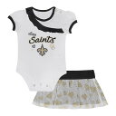 【公式グッズ】NFL セインツ キッズウェアセット Outerstuff(アウタースタッフ) ベビー ブラック (24 Newborn Love My Team...