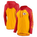 【公式グッズ】NFL チーフス パーカー Fanatics(ファナティクス) レディース ゴールド (24 Women's LC Sleeve Script P...