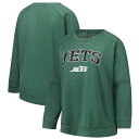 エントリーでポイント 5倍【公式グッズ】NFL ジェッツ トレーナー Fanatics(ファナティクス) レディース ヘザーグリーン (FLC CREW ACID WASH)(4)