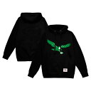 【公式グッズ】NFL イーグルス プルオーバー パーカー Mitchell & Ness(ミッチェル&ネス) メンズ ブラック (MNC Vintage Hoodie)(4)