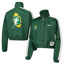 【公式グッズ】NFL パッカーズ ジャケット Mitchell & Ness(ミッチェル&ネス) レディース グリーン (NFL WOMEN'S NYLON J...