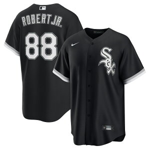 エントリーでポイント 5倍【公式グッズ】MLB ホワイトソックス ルイス・ロベルト・ジュニア オルタネイト ユニフォーム (レプリカ) Nike ナイキ メンズ ブラック (Men's Nike 1.0 Replica Player Jersey)