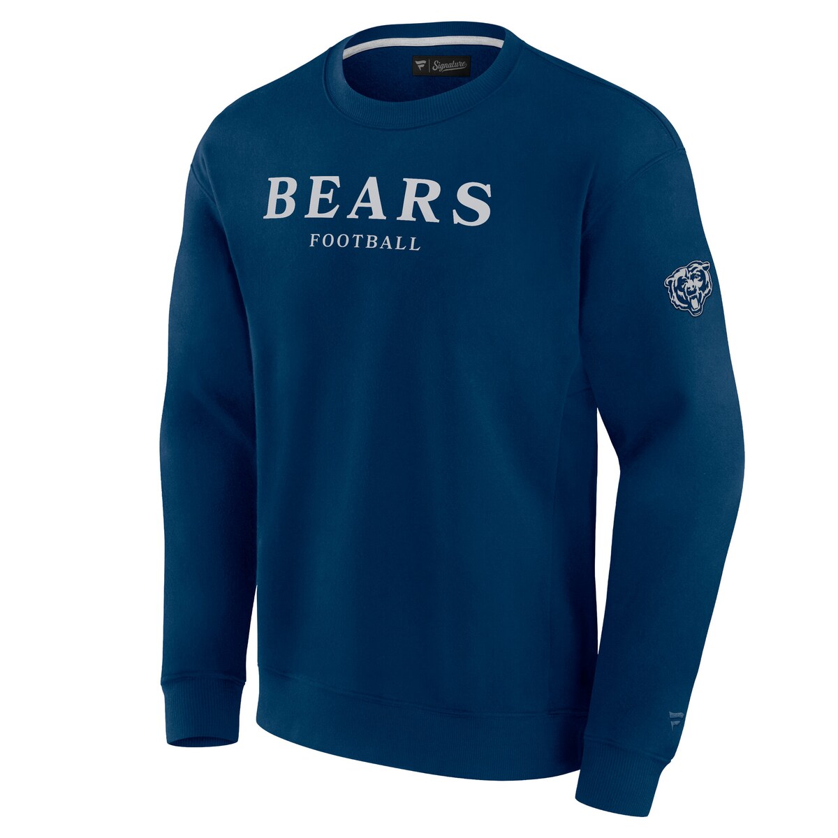 【公式グッズ】NFL ベアーズ フリース トレーナー Fanatics/ファナティクス ネイビー (24 MENS Elements Signature Fleece Crew)