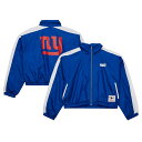 【公式グッズ】NFL ジャイアンツ ジャケット Mitchell & Ness(ミッチェル&ネス) レディース ロイヤル (NFL WOMEN'S NYLON ...