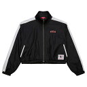 【公式グッズ】NFL 49ers ジャケット Mitchell & Ness(ミッチェル&ネス) レディース ブラック (NFL WOMEN'S NYLON J...