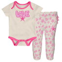 【公式グッズ】NFL カウボーイズ キッズウェアセット Outerstuff(アウタースタッフ) ベビー ホワイト (24 Newborn All The Lo...