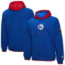 【公式グッズ】NBA 76ers プルオーバー パーカー Mitchell & Ness/ミッチェル&ネス メンズ ロイヤル (NBA FA24 Men's MNC HWC Team OG 3.0 Heavyweight PO Hoodie)