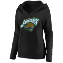【公式グッズ】NFL ジャガーズ プルオーバー パーカー Mitchell & Ness(ミッチェル&ネス) レディース ブラック (NFL Womens Pl...