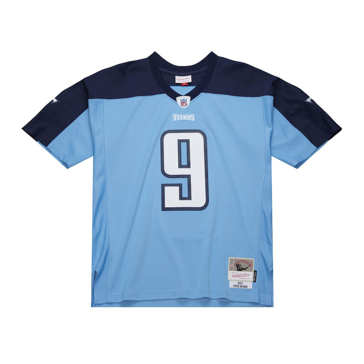 【公式グッズ】NFL タイタンズ スティーブ・マクネア ユニフォーム Mitchell & Ness/ミッチェル&ネス メンズ ライトブルー (Men's MN...