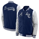 エントリーでポイント 5倍【公式グッズ】MLB ブレーブス ジャケット Fanatics(ファナティクス) メンズ ネイビー (Elements Men's Signature Poly Jacket)(4)