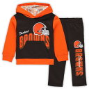 【公式グッズ】NFL ブラウンズ キッズウェアセット Outerstuff(アウタースタッフ) トドラー ブラウン (24 Toddler Coin Toss ...