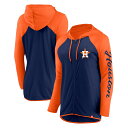 【公式グッズ】MLB アストロズ ジャケット Fanatics(ファナティクス) レディース ネイビー (Womens Fall24 LC Sleeve Scr...