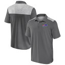 【公式グッズ】NFL ビルズ ポロシャツ Fanatics(ファナティクス) メンズ ヘザーグレイ (22 NFL Men's Fanatics Branded Long Shot Polo)(4)