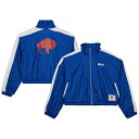 【公式グッズ】NFL ビルズ ジャケット Mitchell & Ness(ミッチェル&ネス) レディース ロイヤル (NFL WOMEN'S NYLON JAC...