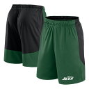 【公式グッズ】NFL ジェッツ カジュアル ショーツ Fanatics/ファナティクス メンズ グリーン (NFL Launch Poly Short)
