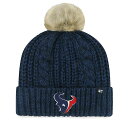 【公式グッズ】NFL テキサンズ ニット帽 '47 /フォーティーセブン レディース ネイビー (NFL Womens Meeko TC Cuffed Pom ...