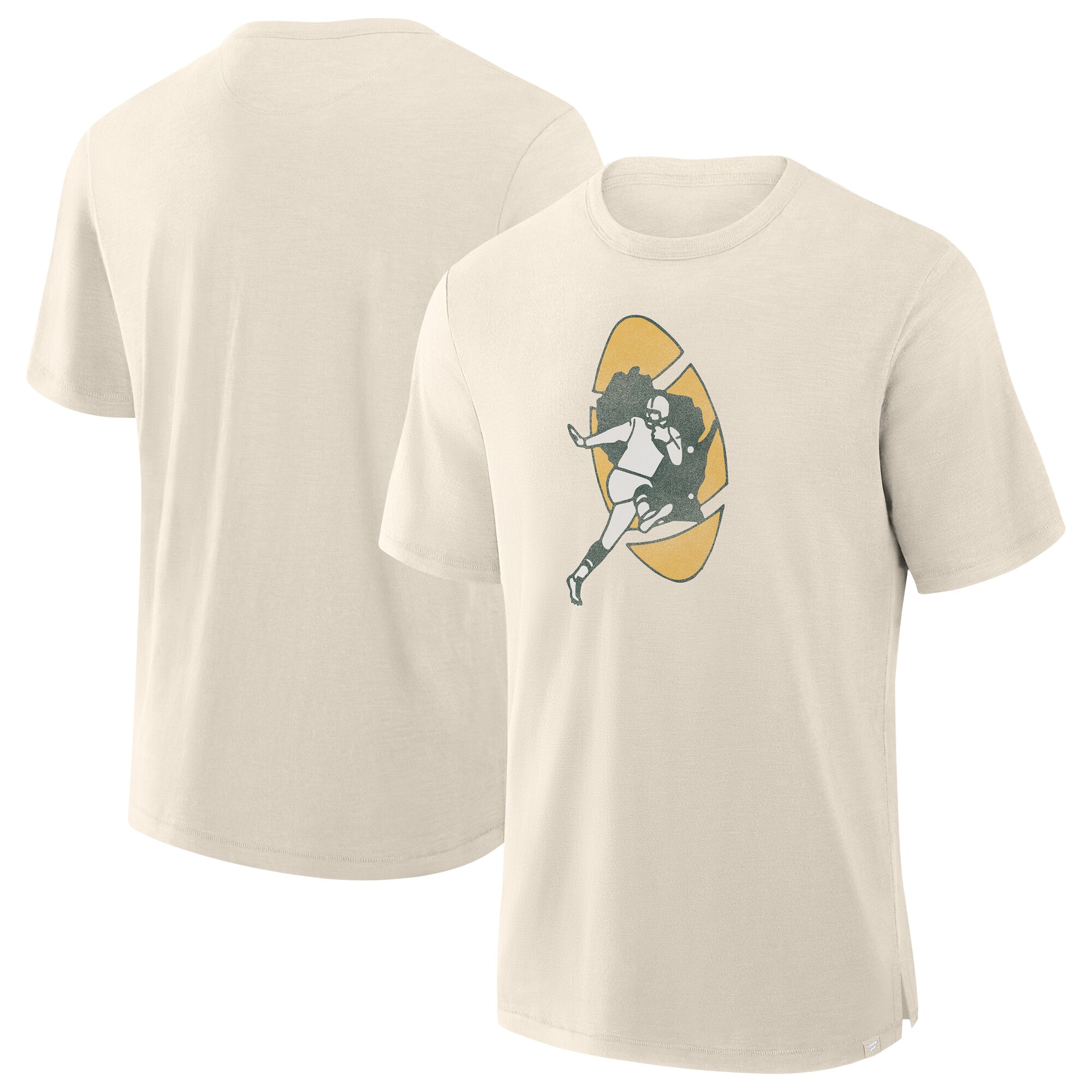 【公式グッズ】NFL パッカーズ Tシャツ Fanatics/ファナティクス メンズ クリーム (Fanatics Punt Block Slub SST)