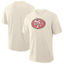 【公式グッズ】NFL 49ers Tシャツ Fanatics/ファナティクス メンズ クリーム (Fanatics Punt Block Slub SST)