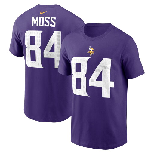 【公式グッズ】NFL バイキングス ランディ・モス ネーム&ナンバー Tシャツ Nike/ナイキ メンズ パープル (Men's Nike Retired Player N&N SST) 【公式グッズ】NFL バイキングス ランディ・モス ネーム&ナンバー Tシャツ Nike/ナイキ メンズ パープル (Men's Nike Retired Player N&N SST)