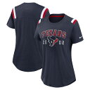 【公式グッズ】NFL テキサンズ Tシャツ Nike/ナイキ レディース ヘザーネイビー (22 Women's Prime Logo Short Sleeve...