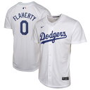 【公式グッズ】MLB ドジャース ジャック・フラハティ ホーム ユニフォーム Nike ナイキ キッズ ホワイト (OST Youth Home Game Pl...