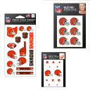 【公式グッズ】NFL ブラウンズ タトゥーシール WinCraft/ウィンクラフト (WCR Waterless Tattoos Pack)