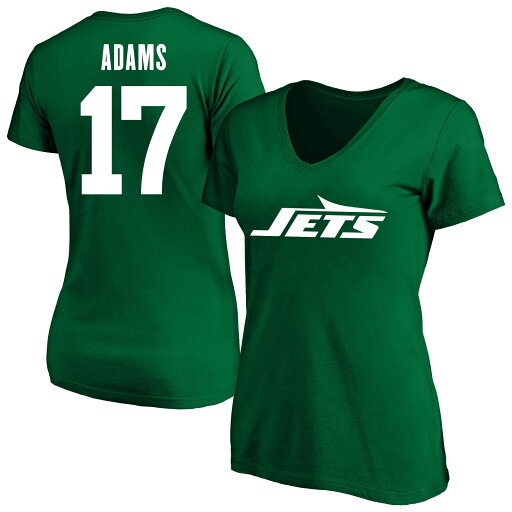 【公式グッズ】NFL ジェッツ ダバンテ・アダムス ネーム&ナンバー Tシャツ(プラスサイズ) Fanatics/ファナティクス レディース グリーン (Women's Plus Size Player N&N Scoop Neck SST) 【公式グッズ】NFL ジェッツ ダバンテ・アダムス ネーム&ナンバー Tシャツ(プラスサイズ) Fanatics/ファナティクス レディース グリーン (Women's Plus Size Player N&N Scoop Neck SST)
