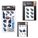 【公式グッズ】NFL タイタンズ タトゥーシール WinCraft/ウィンクラフト (WCR Waterless Tattoos Pack)