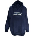 【公式グッズ】NFL シーホークス パーカー Fanatics(ファナティクス) レディース (NFL Womens Plus Basic V-Neck Hoo...