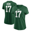 【公式グッズ】NFL ジェッツ ダバンテ・アダムス ネーム&ナンバー Tシャツ Nike/ナイキ レディース グリーン (24 Women's Nike Pla...