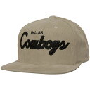 【公式グッズ】NFL カウボーイズ スナップバック キャップ Mitchell & Ness(ミッチェル&ネス) メンズ (NFL Cord Snapback)