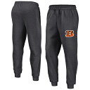 【公式グッズ】NFL ベンガルズ パンツ Fanatics/ファナティクス メンズ ヘザーチャコール (24 Men NFL Boost Fleece Jogger)