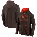 【公式グッズ】NFL ブラウンズ プルオーバー パーカー Fanatics/ファナティクス メンズ ブラウン (21 Mens Tiebreaker PO Hood)(4)
