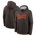 【公式グッズ】NFL ブラウンズ プルオーバー パーカー Nike/ナイキ メンズ ブラウン (Men's Nike 24 Rewind Club Logo Hoodie)(4)