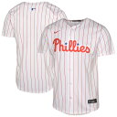 【公式グッズ】MLB フィリーズ ユニフォーム Nike ナイキ キッズ ホワイト (HOME GAME JERSEY -BLANK)