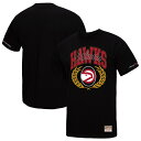 【公式グッズ】NBA ホークス Tシャツ Mitchell & Ness(ミッチェル&ネス) メンズ ブラック (MITCHELL AND NESS x NBA...