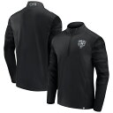【公式グッズ】NFL ベアーズ プルオーバー Fanatics(ファナティクス) メンズ ブラック (NFL 22 BLACKOUT Men's Fanatics Branded Ringer Lightweight QZP)
