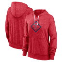 【公式グッズ】MLB エンゼルス パーカー Nike ナイキ レディース レッド (Women's Nike Vintage Diamond Icon Gym Vintage Pullpver Hood)(4)