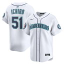 【公式グッズ】MLB マリナーズ イチロー 野球殿堂入り記念パッチ付 ホーム リミテッド ユニフォーム Nike ナイキ メンズ ホワイト (2025 Nike...