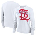 【公式グッズ】MLB カージナルス 長袖 Tシャツ Nike ナイキ レディース ホワイト (EX 25 MLB Women's Nike MLB Cooper...