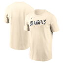 【公式グッズ】MLB ドジャース Tシャツ Nike/ナイキ メンズ クリーム (Men's Nike City Connect Wordmark Tee CC24)