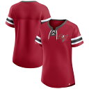 【公式グッズ】NFL バッカニアーズ Tシャツ Fanatics(ファナティクス) レディース レッド (EX 25 NFL Women's QVC Bling...