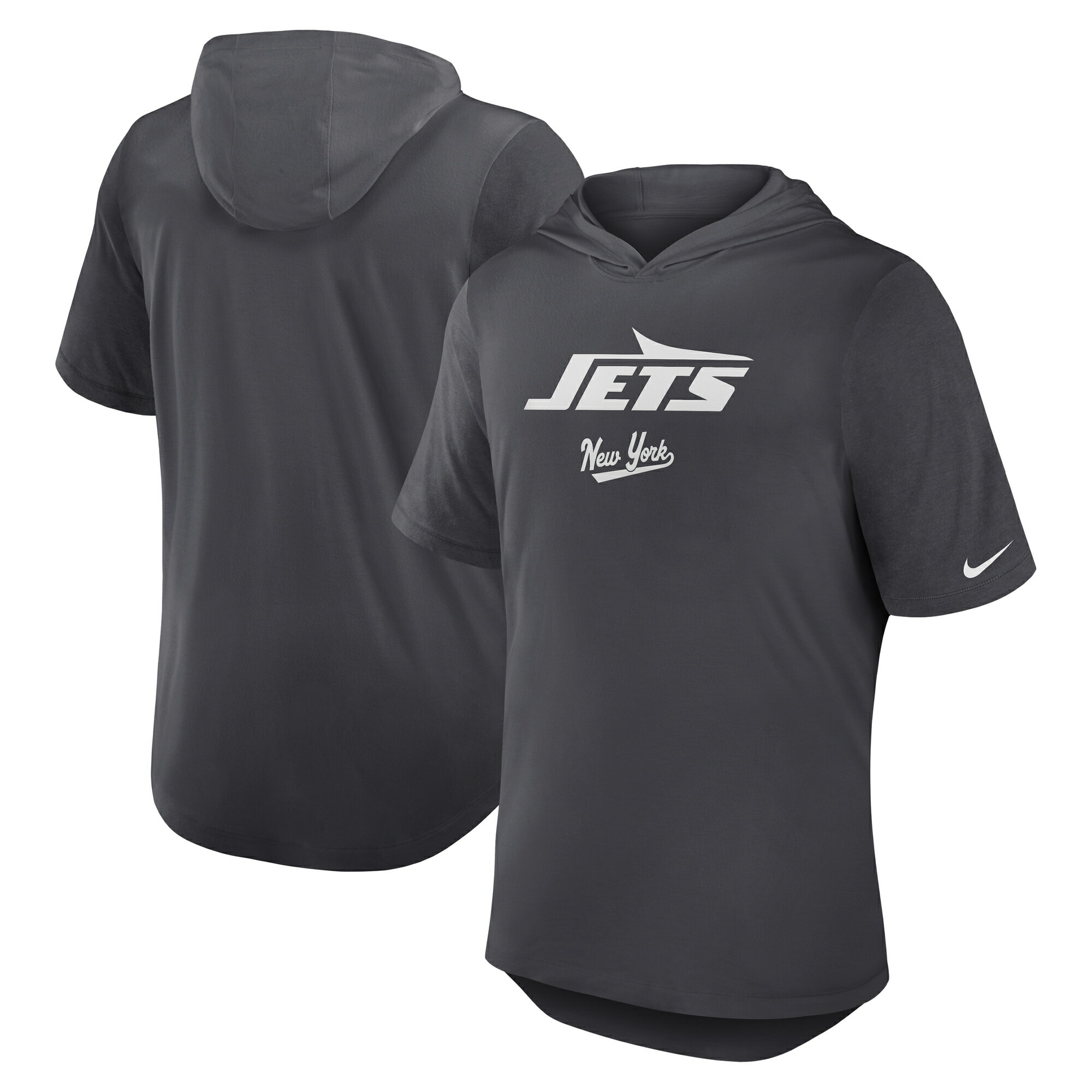 【公式グッズ】NFL ジェッツ フード付き Tシャツ Nike/ナイキ メンズ アンスラサイト (Mens NFL SP 25 ..