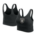 【公式グッズ】NFL レイダース スポーツブラ Nike ナイキ レディース ブラック (EX 25 NFL Women's Nike Alate Longline Sports Bra)