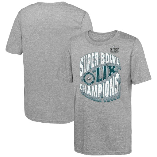 【公式グッズ】NFL イーグルス 第59回スーパーボウル 優勝記念 Tシャツ Fanatics/ファナティクス ユース ヘザーグレイ (25 Youth Fanatics NFL SB59 Historic Win Triblend SST) 【公式グッズ】NFL イーグルス 第59回スーパーボウル 優勝記念 Tシャツ Fanatics/ファナティクス ユース ヘザーグレイ (25 Youth Fanatics NFL SB59 Historic Win Triblend SST)