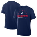 【公式グッズ】MLB ブレーブス Tシャツ Fanatics/ファナティクス メンズ ネイビー (Arch Legacy Cotton Clubhouse)|詳細画像